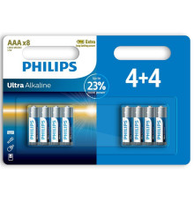Батарейка Philips AAA bat Alkaline 8шт Ultra (LR03E8B/10)