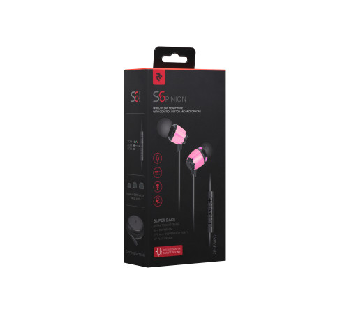 Навушники 2E S6 Pinion Червоний