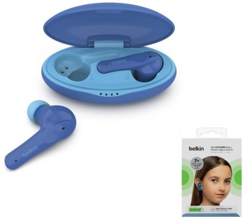 Навушники Belkin Soundform Nano True Wireless Blue