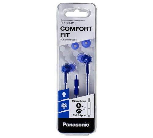 Навушники Panasonic RP-TCM115GCA In-ear Mic Синій