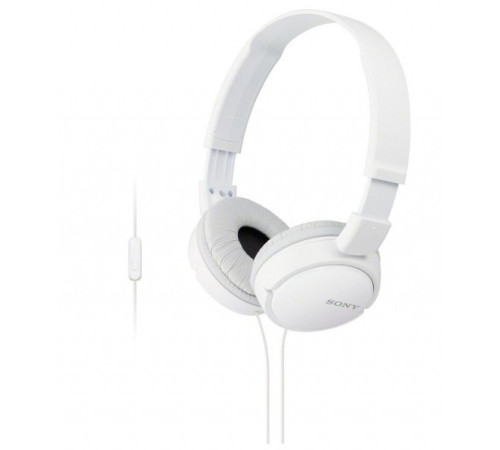 Навушники Sony MDR-ZX110AP On-ear Mic Білий