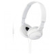 Навушники Sony MDR-ZX110AP On-ear Mic Білий