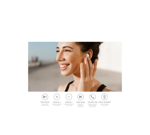 Навушники TECNO Hipods H2 White