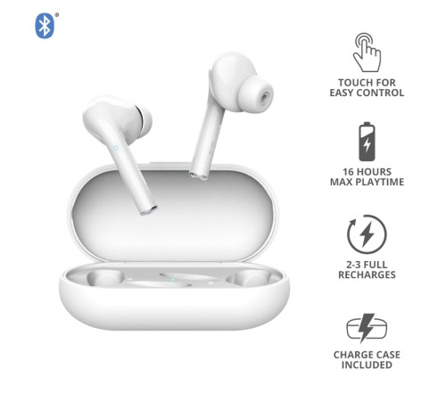 Навушники Trust Nika Touch True Wireless Mic White