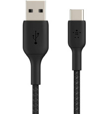 Кабель Belkin USB-A - USB-С, BRAIDED, 1m, black