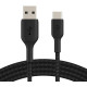 Кабель Belkin USB-A - USB-С, BRAIDED, 1m, black
