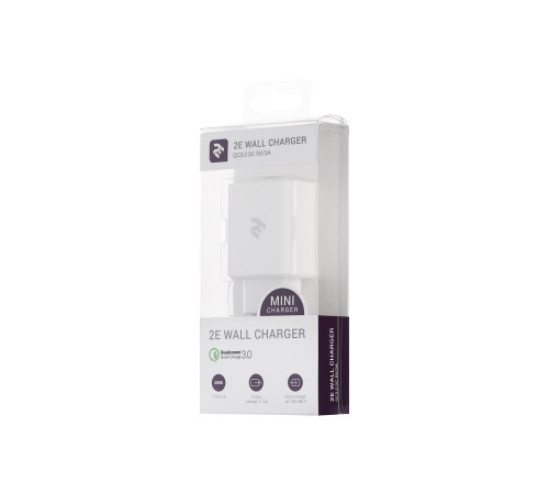 Мережевий ЗП 2Е USB Wall Charger QC3.0 DC5V/3A 18W White