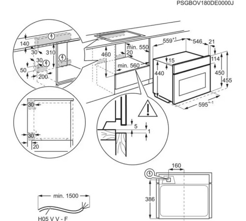 Духова шафа Electrolux EVM8E08X