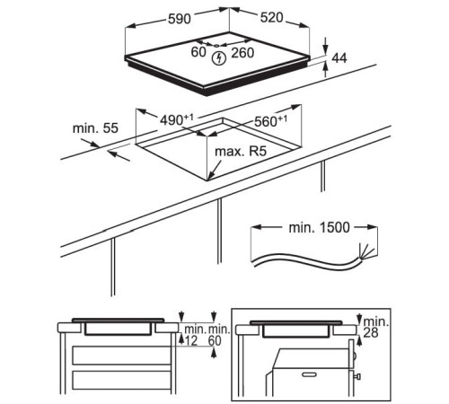 Варильна поверхня індукційна Electrolux CIV644