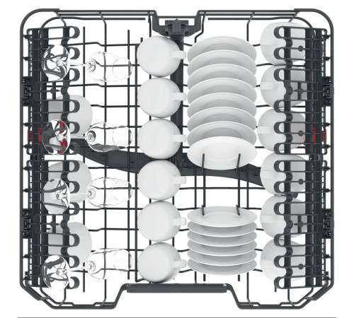 Встраиваемая посудомоечная машина Whirlpool WSIO3O34PFEX White