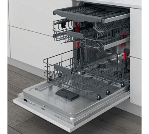 Встраиваемая посудомоечная машина Whirlpool WSIO3O34PFEX White