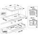 Варочная поверхность индукционная Whirlpool WLB4060CPNE