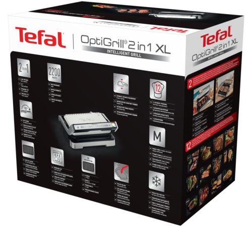 Гриль Tefal GC782D30 OptiGrill 2in1 XL