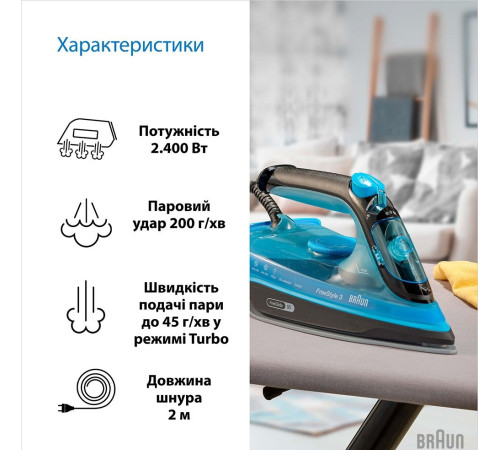 Праска Braun FreeStyle 3 FI3194BK