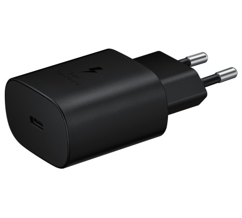 Мережевий зарядний пристрій Samsung 25W PD Wall Charger + Type-C Cable Black