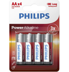 Батарейка Philips AA bat Alkaline 4шт PowerLife (LR6P4B/10)