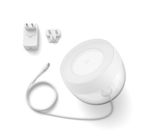 Настільний світильник розумний Philips Hue Iris, 2000K-6500K, RGB, ZigBee, Bluetooth, димування, біл