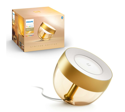 Розумний світильник Philips Hue Iris 2000K-6500K Color Bluetooth золотистая (929002376401)
