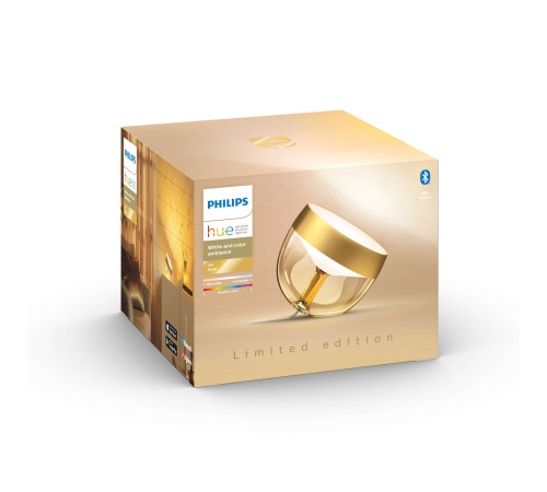 Розумний світильник Philips Hue Iris 2000K-6500K Color Bluetooth золотистая (929002376401)