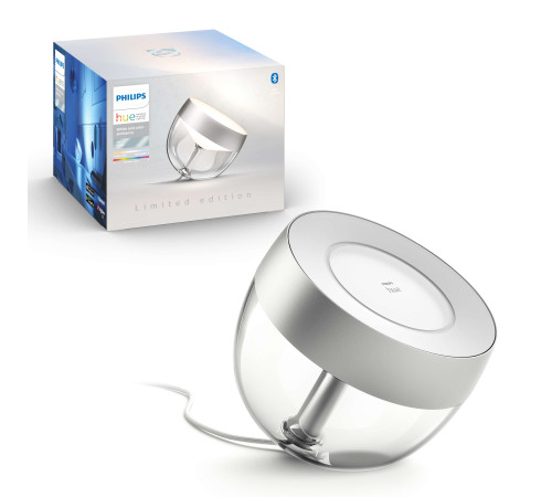 Розумний світильник Philips Hue Iris 2000K-6500K Color Bluetooth серебристая (929002376701)