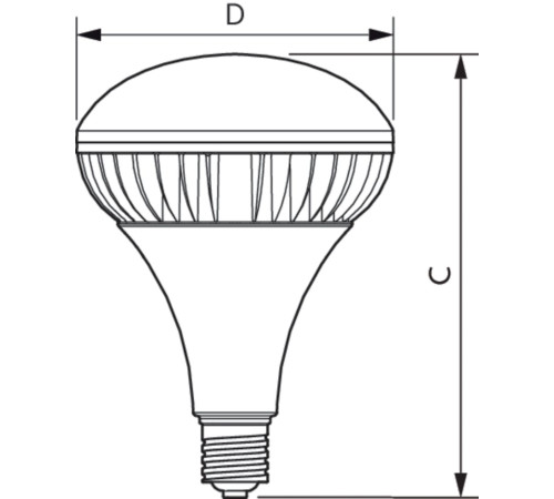 Світлодіодна лампа LED Philips LED TrueForce E40 85W 6500K 220V (929001875908)
