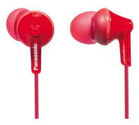 Навушники Panasonic RP-HJE125E-R In-ear Червоний
