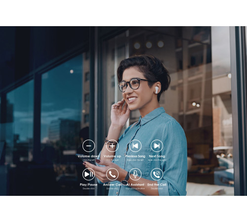 Навушники TECNO Buds 1 White