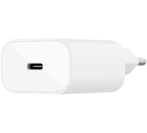 Мережевий ЗП Belkin Home Charger 25W Power PD PPS USB-C, white