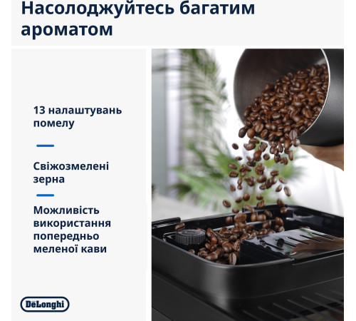 Кавомашина Delonghi Magnifica Evo Next ECAM310.60GB