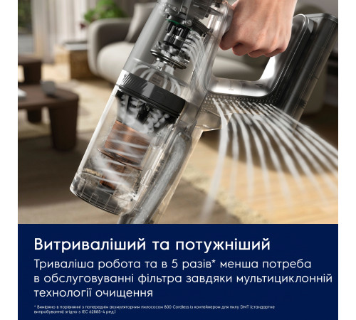Акумуляторний пилосос Electrolux EP82UB25UG