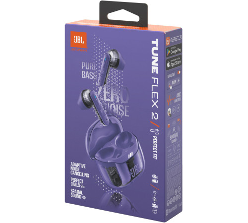Наушники JBL Tune Flex 2 Ghost Purple (JBLTFLEX2GMAE)