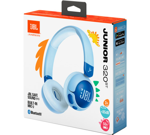 Наушники JBL JR320BT Blue (JBLJR320BTBLU)