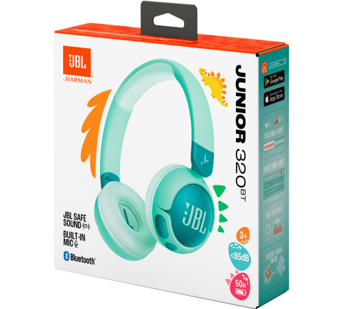 Наушники JBL JR320BT Green (JBLJR320BTGRN)