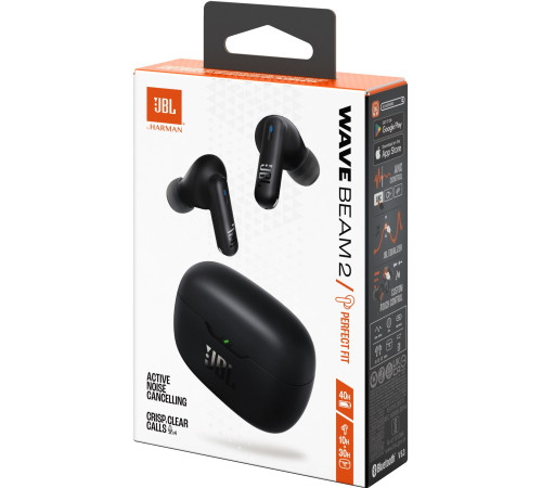 Наушники JBL Wave Beam 2 Black (JBLWBEAM2BLK)