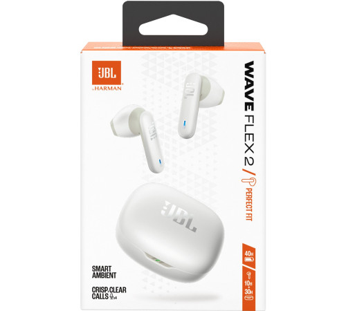 Наушники JBL Wave Flex 2 White (JBLWFLEX2WHT)
