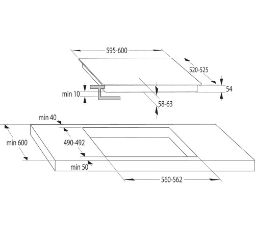 Варочная поверхность индукционная Gorenje GI6401CLBSC