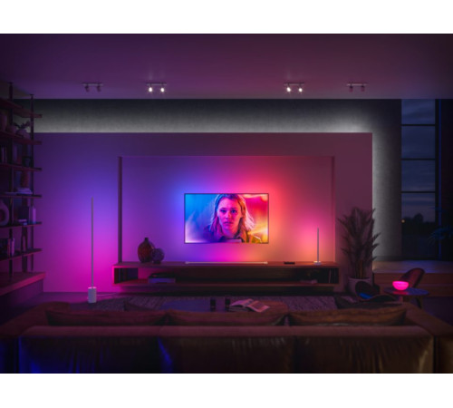 Настільний світильник розумний Philips Hue Signe, 2000K-6500K, RGB, Gradient, ZigBee, димування, 55с