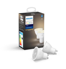 Світлодіодна лампа LED Philips LED Hue GU10 5.2W(57W) 2700K Bluetooth Dim комплект 2 шт (92900195350