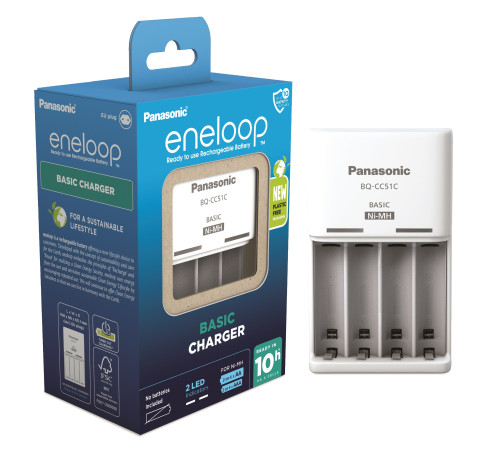 Зарядний пристрій Panasonic Basic Charger New
