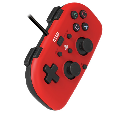 Геймпад дротовий Mini Gamepad для PS4, Red