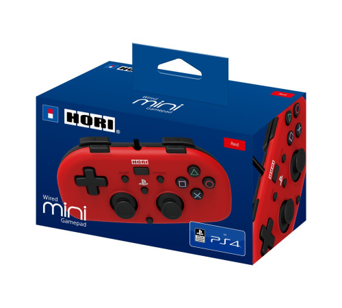 Геймпад дротовий Mini Gamepad для PS4, Red