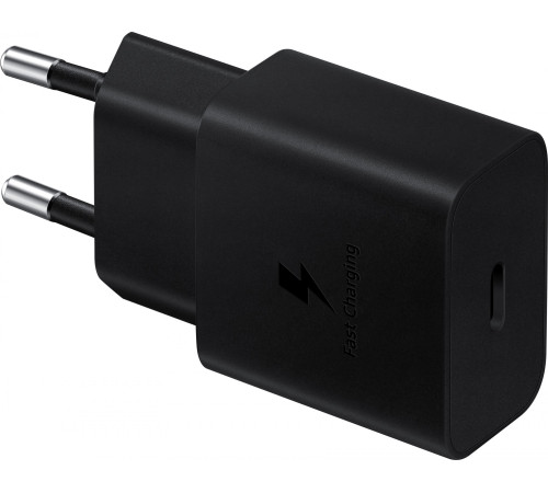 Мережевий зарядний пристрій Samsung 15W Power Adapter (w/o cable) Black