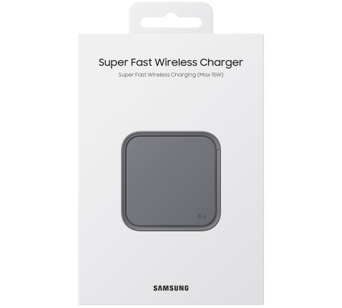 Бездротовий зарядний пристрій Samsung 15W Wireless Charger Pad (w/o TA) Black