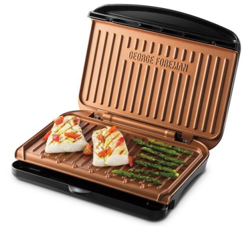 Електрогриль притискний George Foreman Fit Grill Copper Medium 25811-56