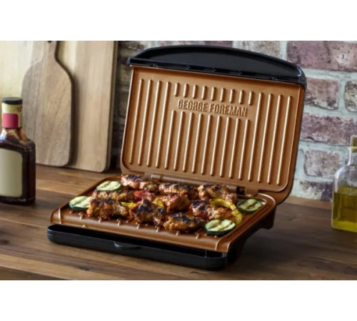 Електрогриль притискний George Foreman Fit Grill Copper Medium 25811-56