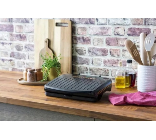 Електрогриль притискний George Foreman Fit Grill Copper Medium 25811-56