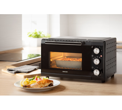 Духовка настільна Sencor SEO 2000BK