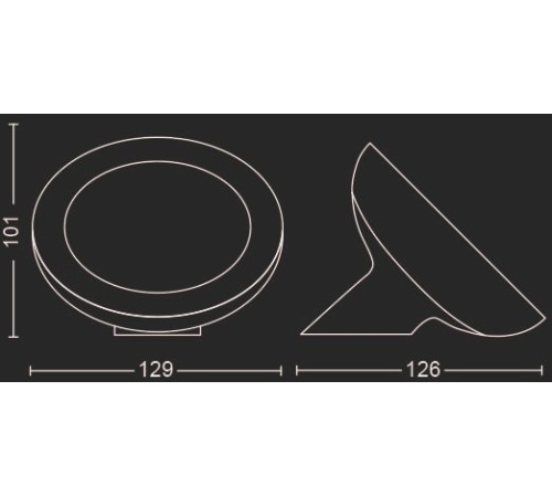 Настільний світильник розумний Philips Hue Bloom, 2000K-6500K, RGB, ZigBee, Bluetooth, димування, бі