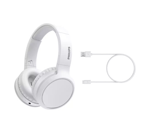 Навушники Philips TAH5205 Over-ear ANC Wireless Mic Білий