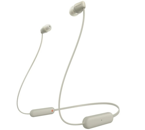 Навушники SONY WI-C100 In-ear IPX4 Wireless Бежевий